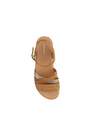 Graceland - Brown Wedge Heel Strappy Sandals, Women