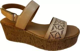 Brown Strap Detailed Sandals, , large image number 0