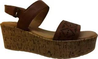 Brown Platform Sandals, , large image number 0