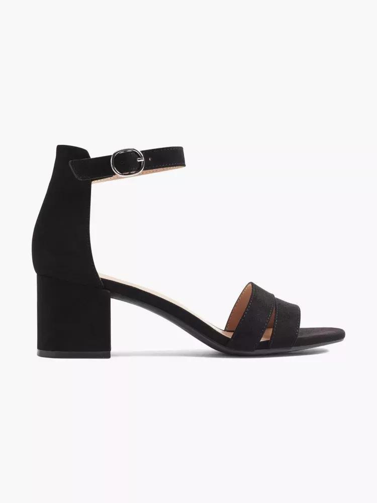 Graceland - Black Sandals With Ankle Strap