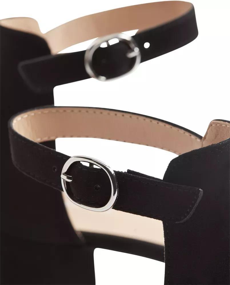 Black Sandals With Ankle Strap, , large image number 6