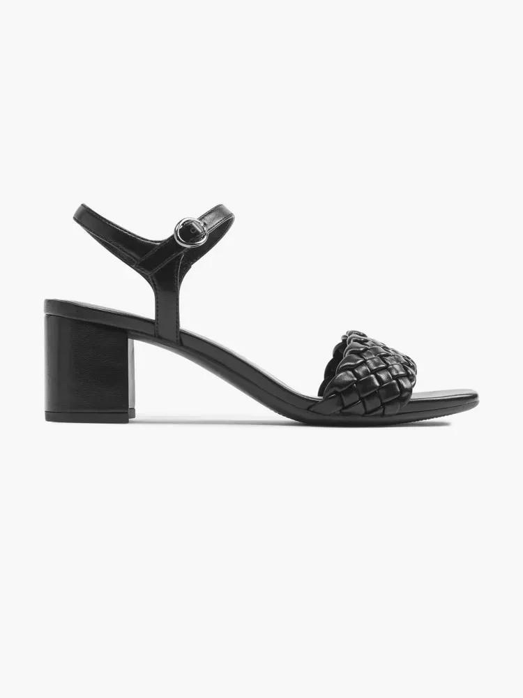 Black Open Toe Sandals, , large image number 0