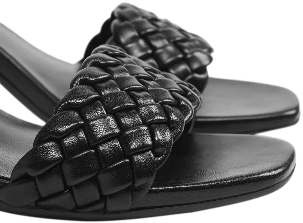 Black Open Toe Sandals, , large image number 6