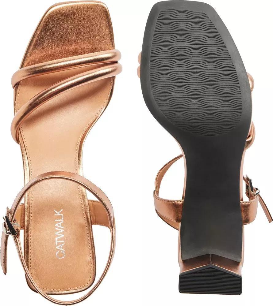Brown Ankle Strap Heel, , large image number 4