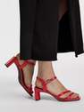 CTW - Red Heeled Sandal With Ankle Strap