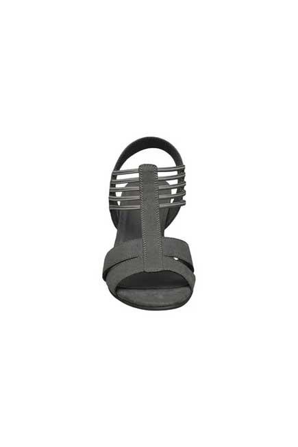 Grey Strappy Heeled Sandals, , large image number 2
