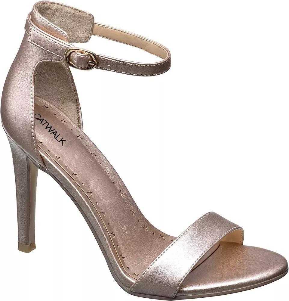 Grey Open Toe Heels, , large image number 0