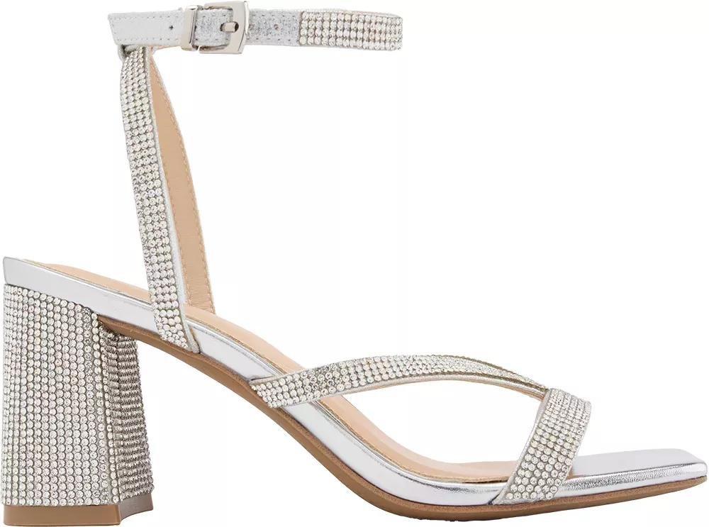 Silver Heeled Sandals, , large image number 1