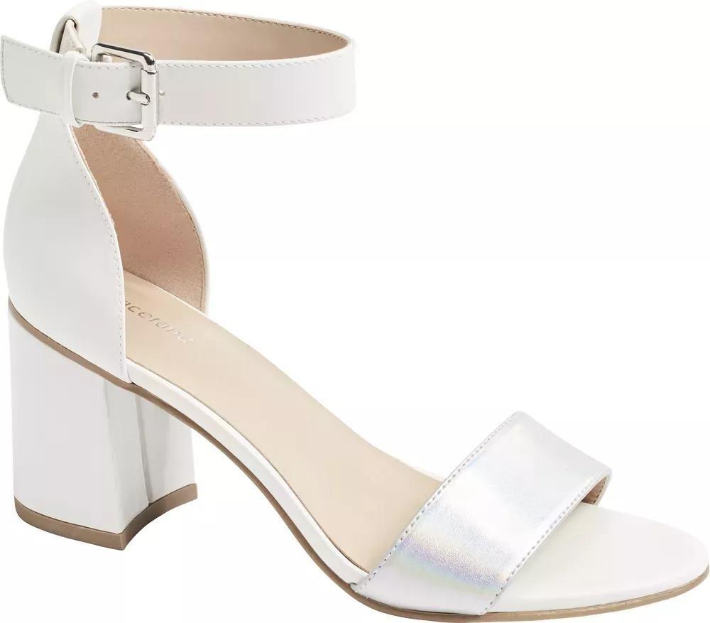 White High-Heeled Sandals, , large image number 1