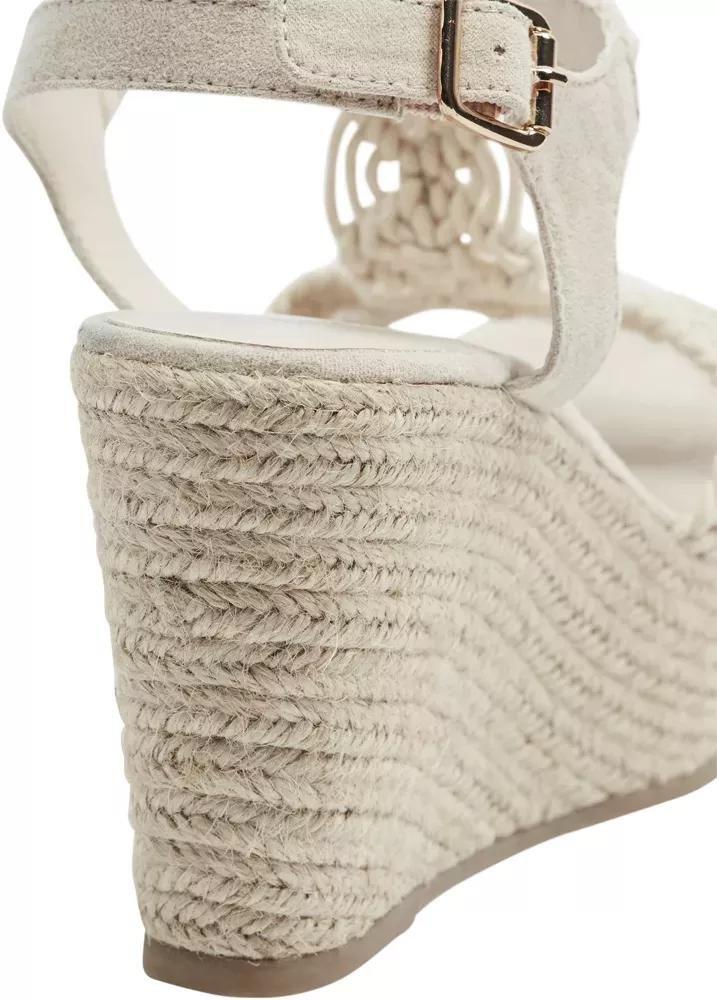 Beige Summer Wedge Sandal, , large image number 5