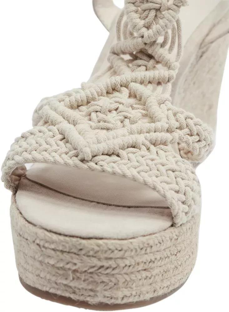 Beige Summer Wedge Sandal, , large image number 6