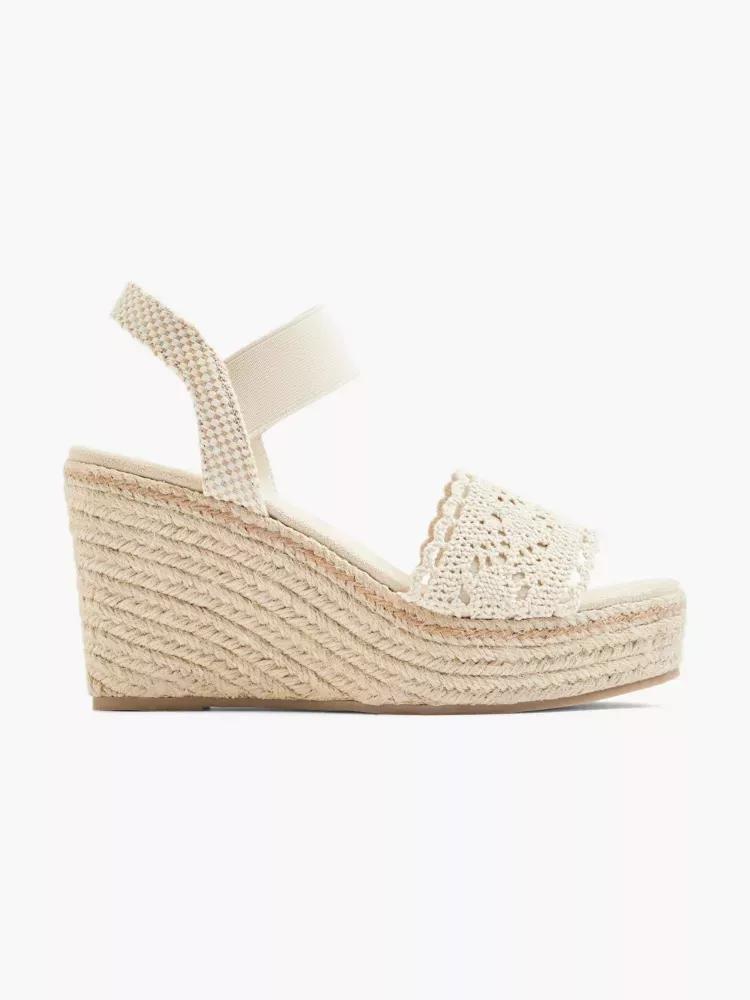 White Ankle Strap Heels, , large image number 0