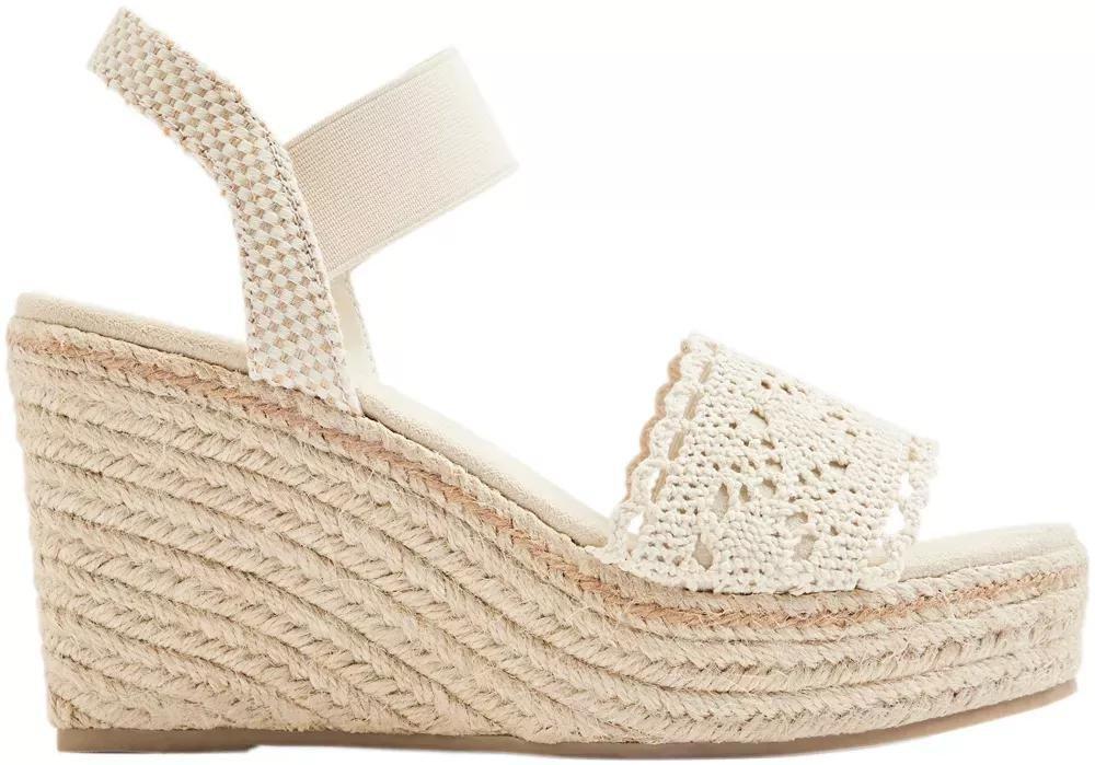 White Ankle Strap Heels, , large image number 1