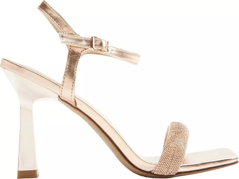 Pink Crystal Strap Heels, , large image number 1