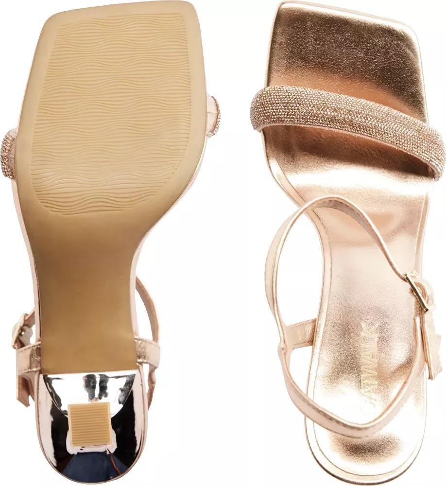 Pink Crystal Strap Heels, , large image number 4