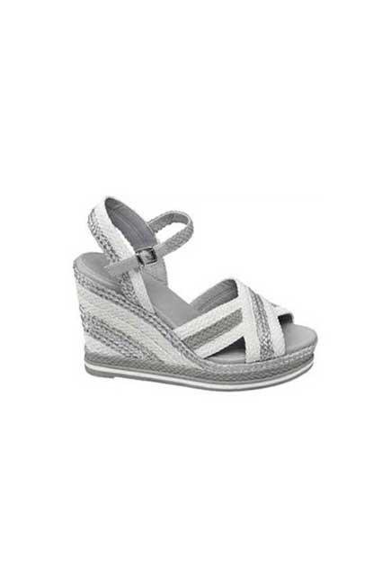 Grey Sandals With Wedge Heel, Women, , large image number 0