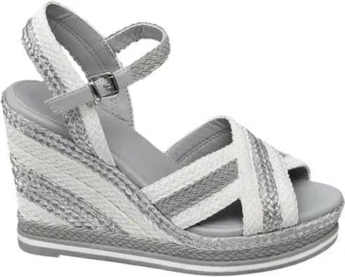Grey Sandals With Wedge Heel, Women, , large image number 2