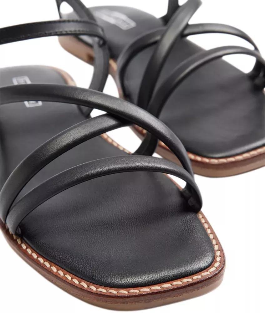 Black Open-Toe Sandals, , large image number 5