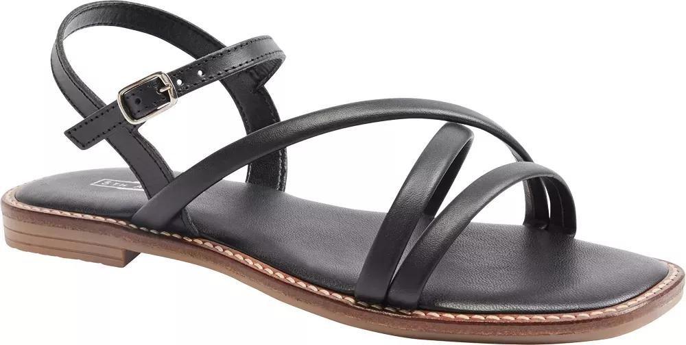 Black Open-Toe Sandals, , large image number 6