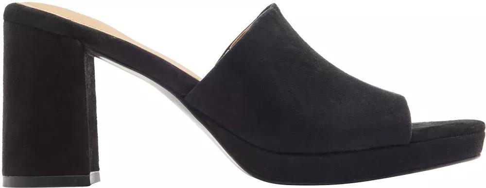 Black Suede Block Heels, , large image number 2
