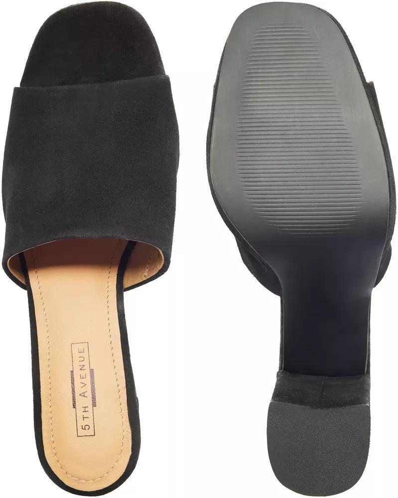 Black Suede Block Heels, , large image number 4