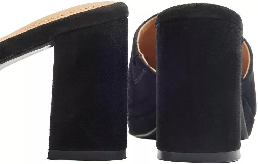 Black Suede Block Heels, , large image number 5