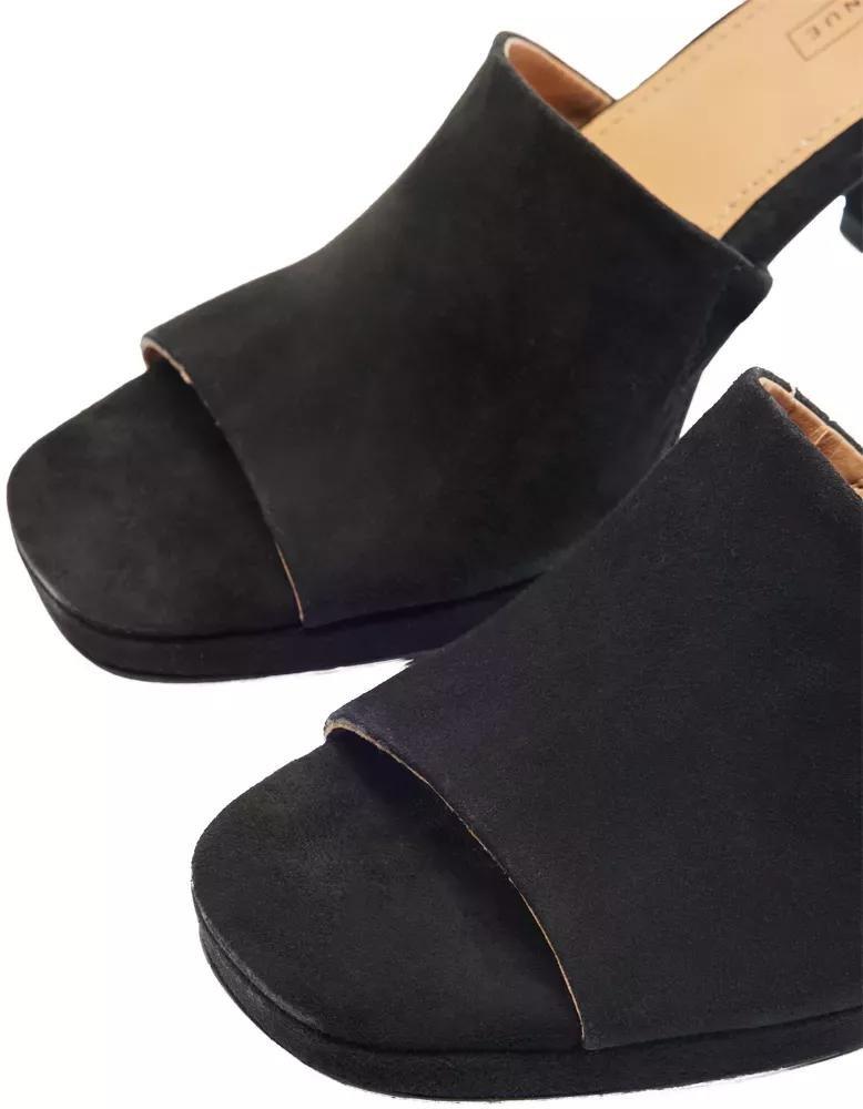 Black Suede Block Heels, , large image number 6
