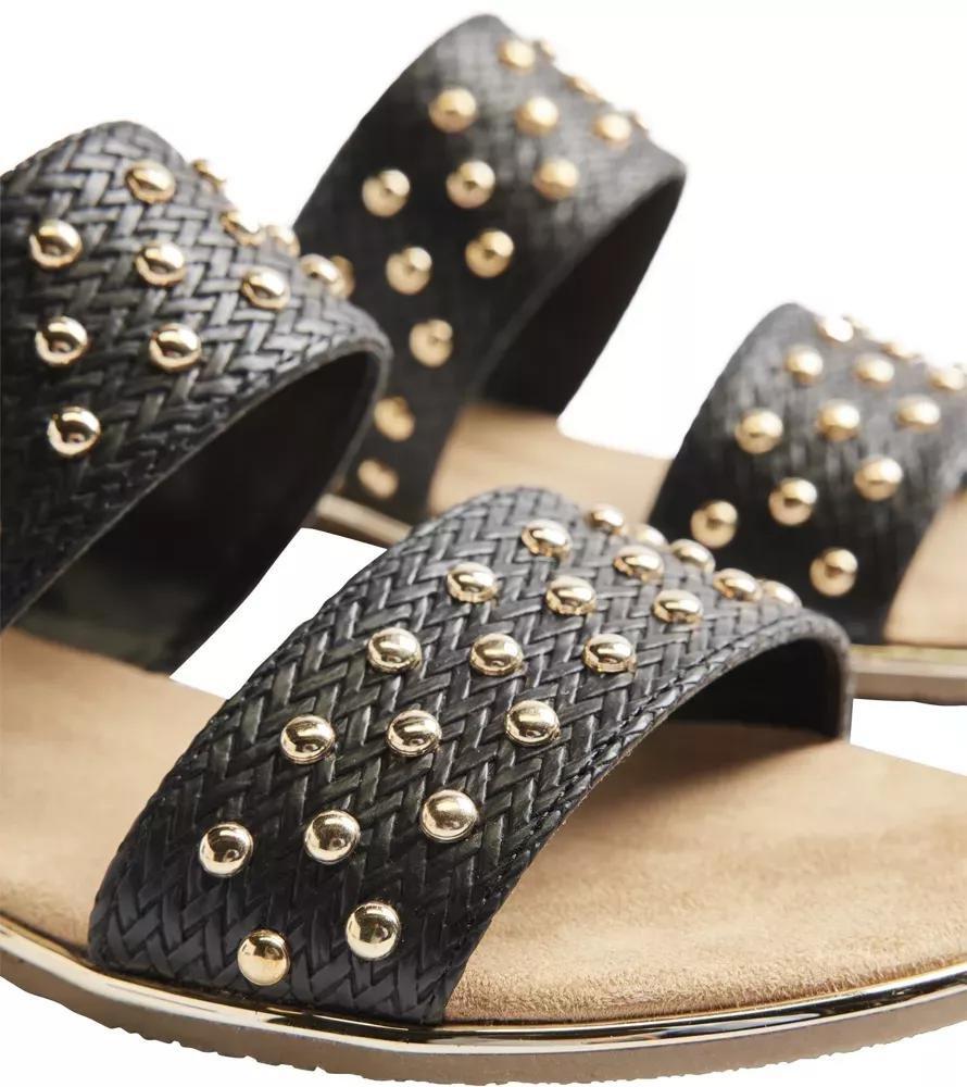 Black Open Toe Mules, , large image number 3