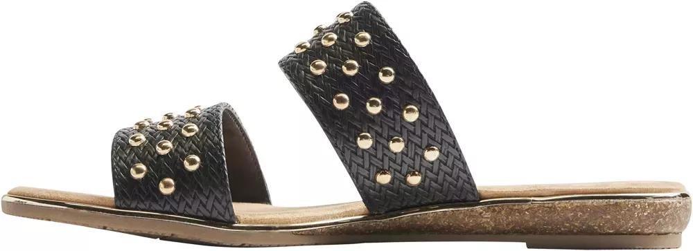 Black Open Toe Mules, , large image number 5
