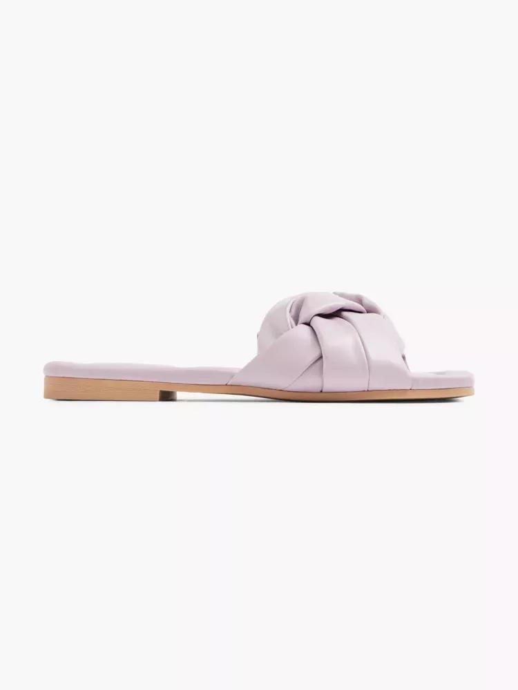 Pink Knotted Mules, , large image number 0