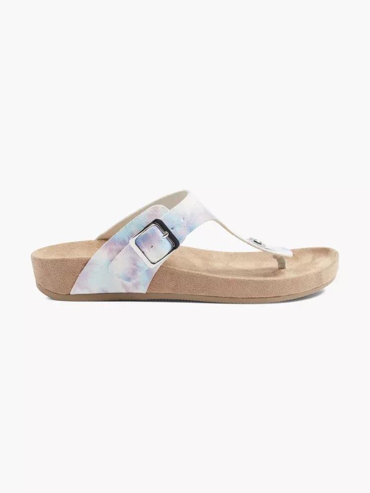 Purple Multicolor Slippers, , large image number 0