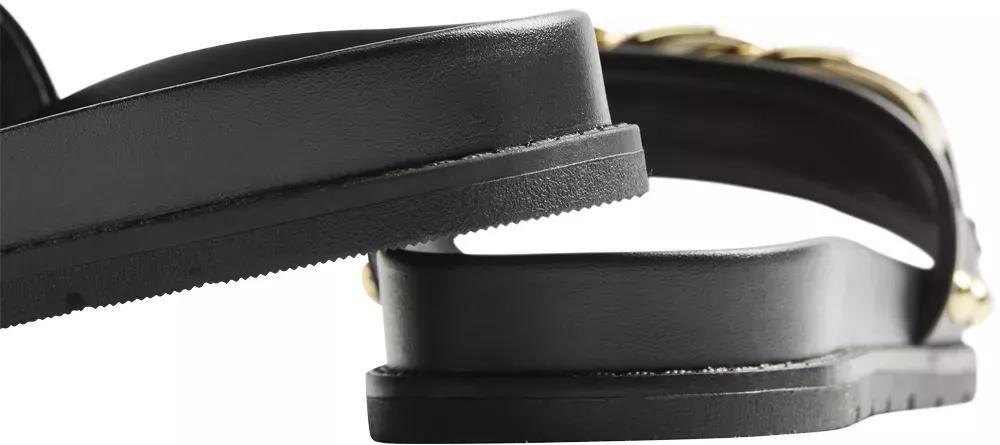 Black Chain Detail Sandals, , large image number 5
