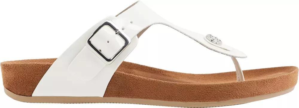 White T Bar Sandal, , large image number 1