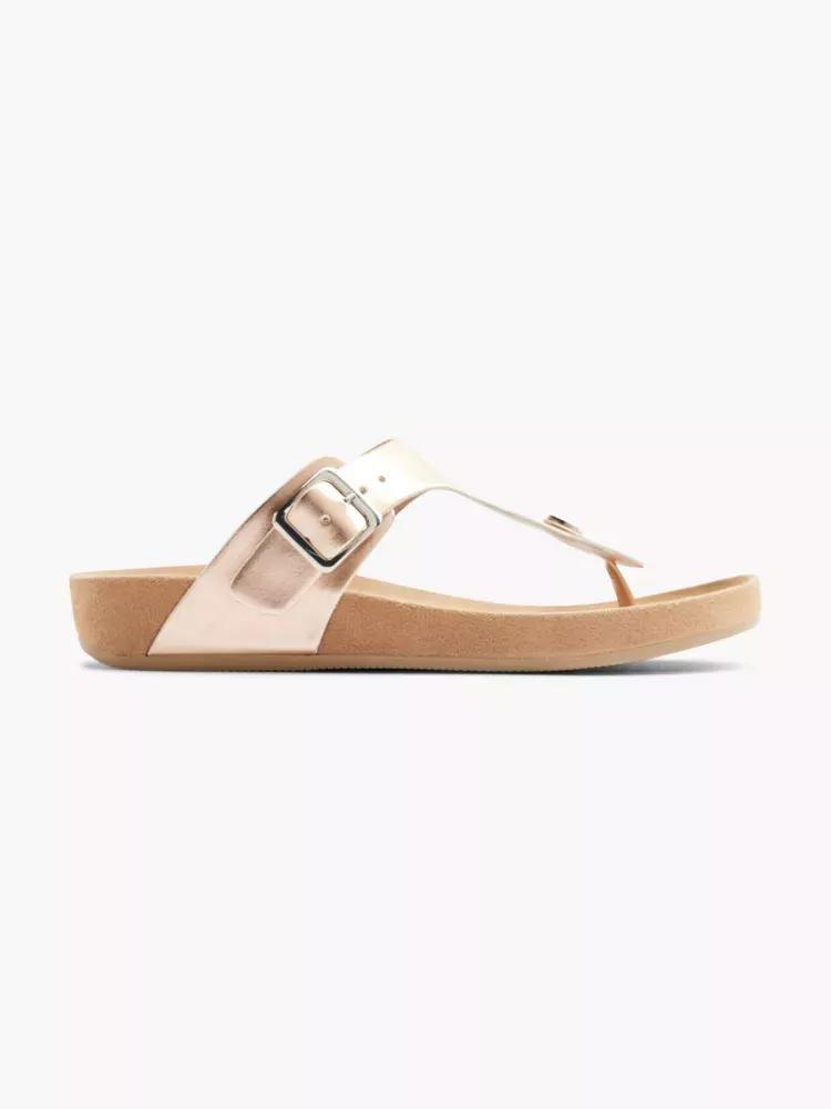 Beige T-Bar Mules, , large image number 0