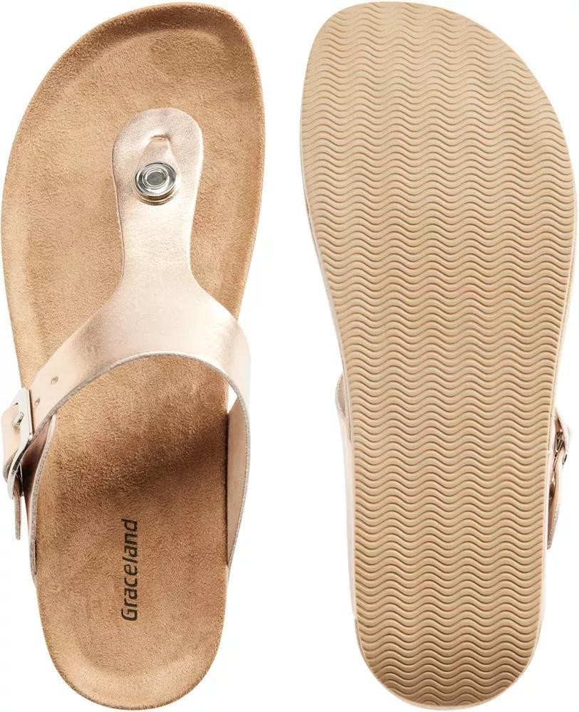 Beige T-Bar Mules, , large image number 4