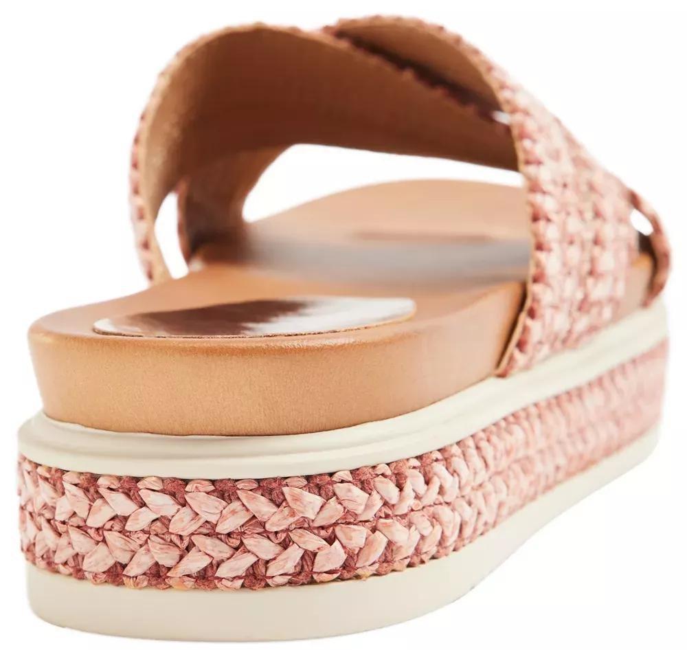 Red Knit Detail Sandals, , large image number 4