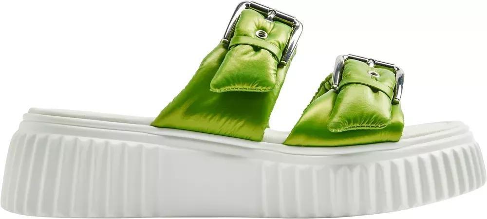 White High Heel Slide Sandals, , large image number 1