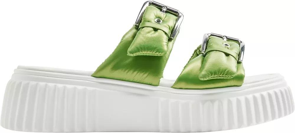 White High Heel Slide Sandals, , large image number 2