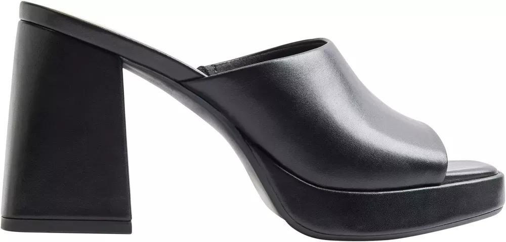 Black Casual Slip On Heels, , large image number 2