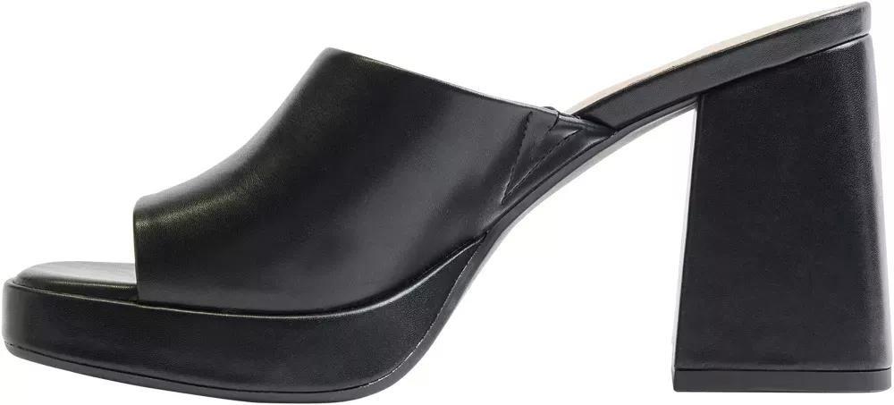 Black Casual Slip On Heels, , large image number 3
