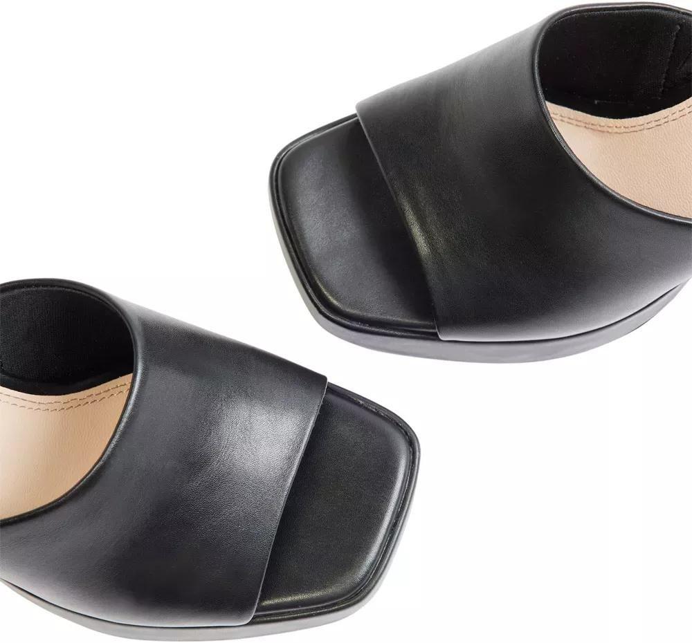 Black Casual Slip On Heels, , large image number 6