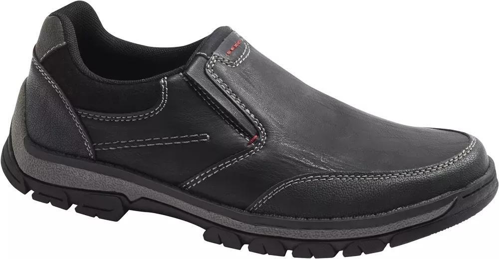 Black Slip On Shoes, , large image number 1