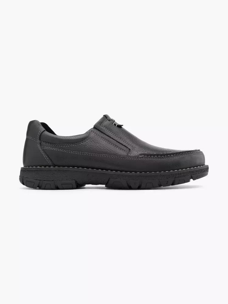 Black Slip-On Loafers, , large image number 0