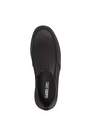 Claudio Conti - Black Leather Slip On Formal Shoes