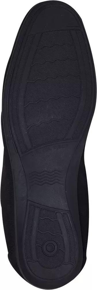 Black Siyah Leather Slip On Loafers, , large image number 2