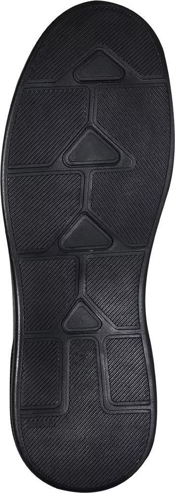 Black Leather Slip On Shoes, , large image number 2