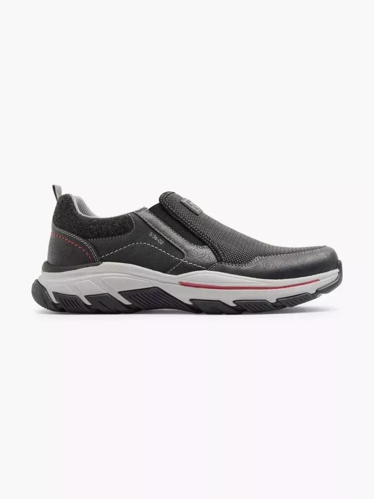 Easy Street - Black Casual Slip On Sneaker