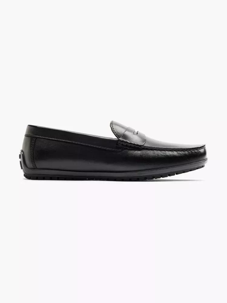 Black Leather Loafer, , large image number 0