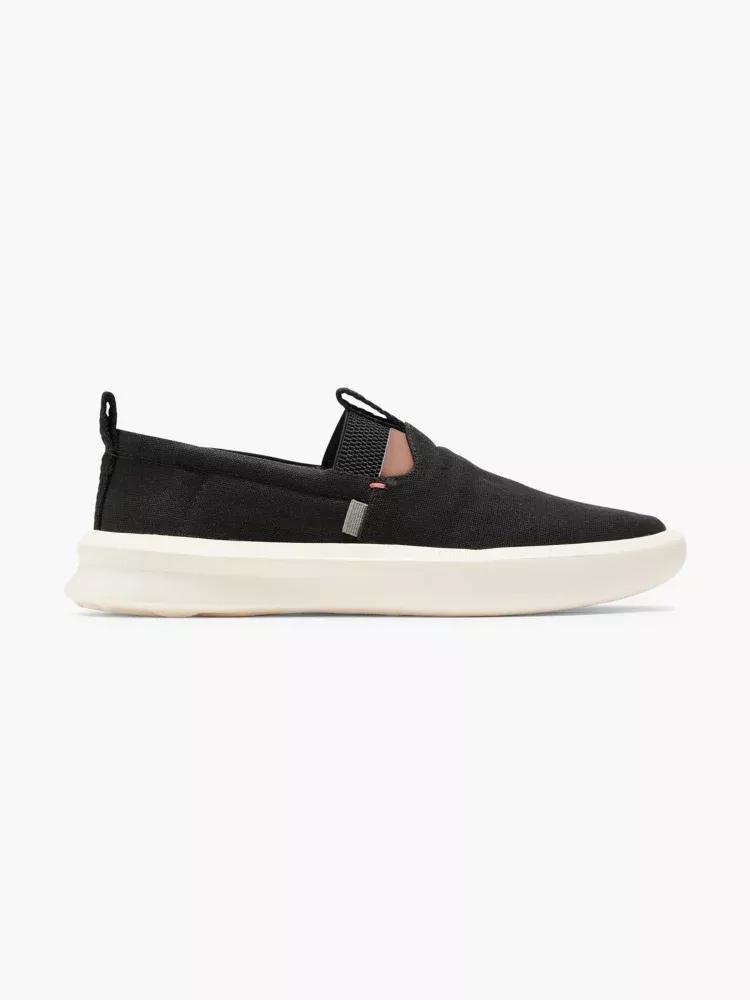 Black Canvas Casual Slip-On, , large image number 0