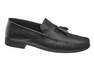 Claudio Conti - Black Leather Formal Shoes With Fringes, Men